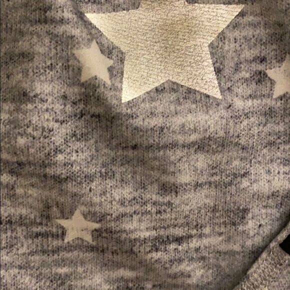 Terez grey with silver star full length legging XS - Picture 2 of 3